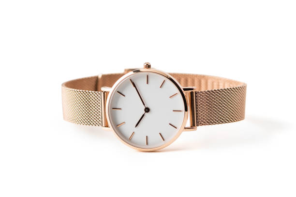 Minimalist Rose Gold Mesh Watch